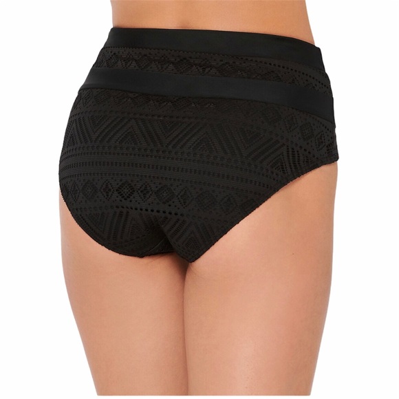 SO XXL Black Crochet High Waist Bottoms - Picture 2 of 8